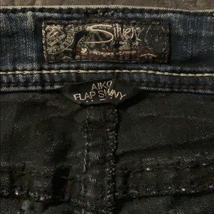 Sliver skinny jeans